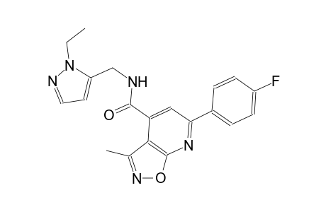 isoxazolo[5,4-b]pyridine-4-carboxamide, N-[(1-ethyl-1H-pyrazol-5-yl)methyl]-6-(4-fluorophenyl)-3-methyl-