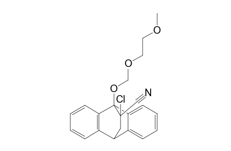 12-Chloro-9-[(2'-methoxyethoxy)methoxy]-9,10-dihydro-9,10-ethanoanthracene-12-carbonitrile
