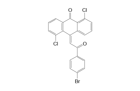 (E)-10-[2-(4-bromo-phenyl)-2-oxoethylidene]-1,5-dichloro-10H-anthracen-9-one