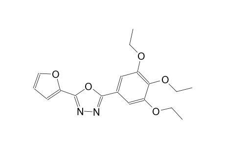 2-(2-furyl)-5-(3,4,5-triethoxyphenyl)-1,3,4-oxadiazole
