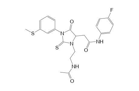 4-imidazolidineacetamide, 3-[2-(acetylamino)ethyl]-N-(4-fluorophenyl)-1-[3-(methylthio)phenyl]-5-oxo-2-thioxo-