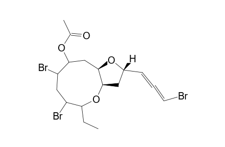 (1R*,4R*,6S*,7S*)-9-ACETOXY-1,10,12-TRIBROMO-4,7:6,13-BISEPOXYPENTADECA-1,2-DIENE