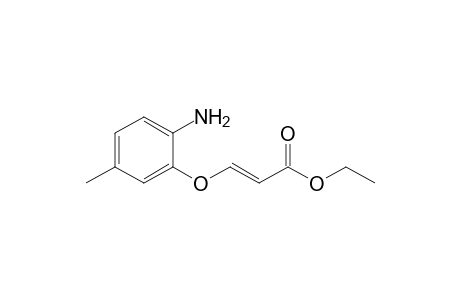 Ethyl (E)-3-(2-Amino-5-methylphenoxy)-2-propenoate
