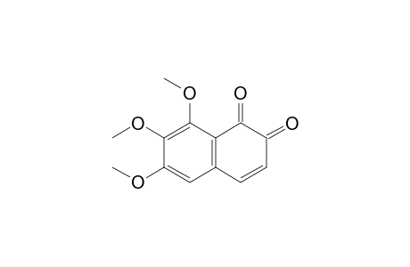 6,7,8-trimethoxy-1,2-naphthoquinone