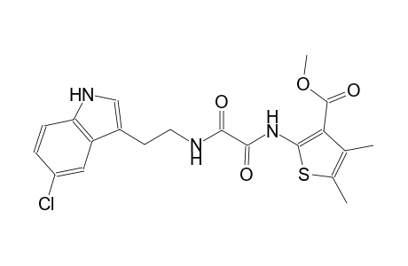 3-thiophenecarboxylic acid, 2-[[2-[[2-(5-chloro-1H-indol-3-yl)ethyl]amino]-1,2-dioxoethyl]amino]-4,5-dimethyl-, methyl ester