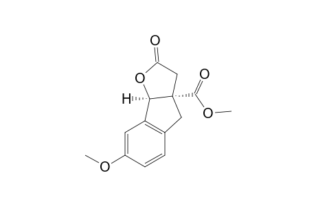 Methyl 7-methoxy-2-oxo-3,3a,4,8b-tetrahydro-2H-indeno[1,2-b]furan-3a-carboxylate