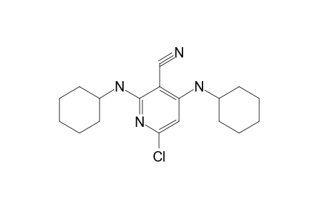 2,4-bis(cyclohexylamino)-6-chloronicotinonitrile
