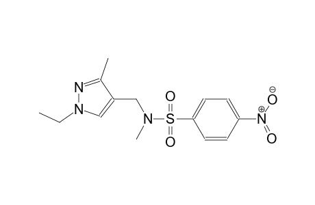 benzenesulfonamide, N-[(1-ethyl-3-methyl-1H-pyrazol-4-yl)methyl]-N-methyl-4-nitro-