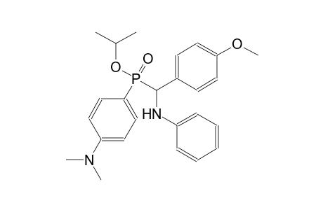 isopropyl anilino(4-methoxyphenyl)methyl[4-(dimethylamino)phenyl]phosphinate
