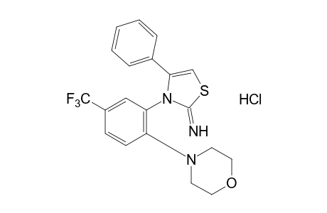 4-[2-(2-IMINO-4-PHENYL-4-THIAZOLIN-3-YL)-alpha,alpha,alpha-TRIFLUORO-p-TOLYL]MORPHOLINE, MONOHYDROCHLORIDE