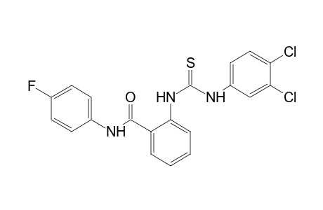 3,4-dichloro-2'-[(p-fluorophenyl)carbamoyl]thiocarbanilide