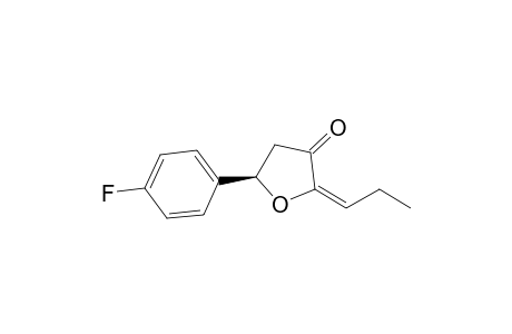 (5R)-2-[(E)-Propylidene]-3-oxo-5-(4-fluorophenyl)tetrahydrofuran