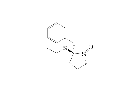 (1R,2R)-2-(ethylthio)-2-(phenylmethyl)thiolane 1-oxide