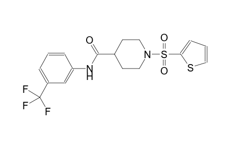 1-(2-thienylsulfonyl)-N-[3-(trifluoromethyl)phenyl]-4-piperidinecarboxamide