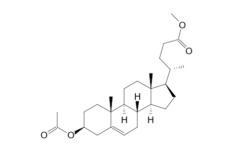 (4S)-4-[(3S,8S,9S,10R,13R,14S,17R)-3-acetoxy-10,13-dimethyl-2,3,4,7,8,9,11,12,14,15,16,17-dodecahydro-1H-cyclopenta[a]phenanthren-17-yl]valeric acid methyl ester