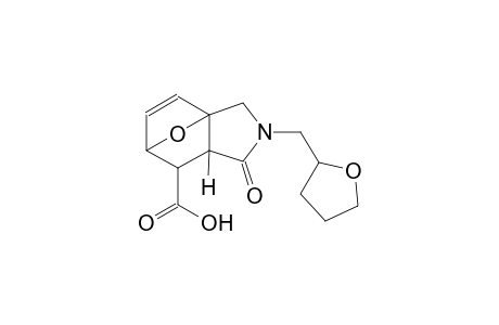 (1S,5R,7R)-4-oxo-3-(tetrahydro-2-furanylmethyl)-10-oxa-3-azatricyclo[5.2.1.0~1,5~]dec-8-ene-6-carboxylic acid