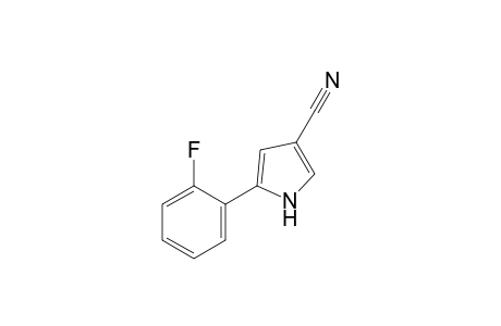 5-(2-Fluorophenyl) -1H-pyrrole-3-carbonitrile