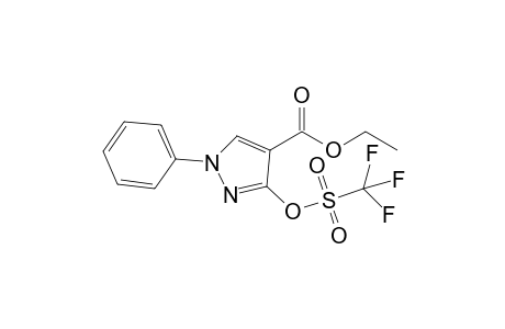 Ethyl 1-Phenyl-3-{[(trifluoromethyl)sulfonyl]oxy}-1H-pyrazole-4-carboxylate