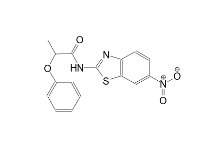 N-(6-nitro-1,3-benzothiazol-2-yl)-2-phenoxypropanamide