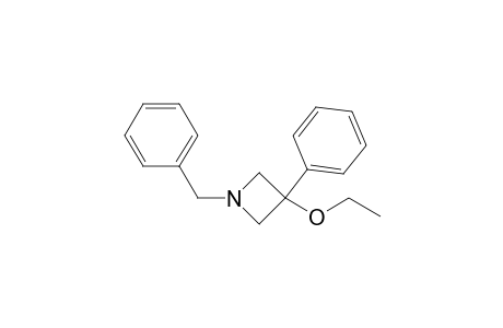 1-Benzyl-3-ethoxy-3-phenylazetidine