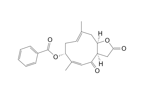 Cyclodeca[b]furan-2,4-dione, 7-(benzoyloxy)-3,3a,7,8,11,11a-hexahydro-6,10-dimethyl-, [3aR-(3aR*,5Z,7R*,9E,11aR*)]-