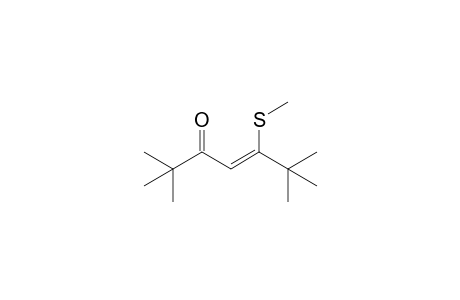 (Z)-2,2,6,6-tetramethyl-5-(methylthio)-4-hepten-3-one