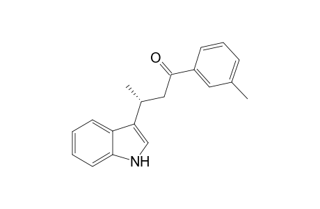 (R)-(+)-3-(1H-Indol-3-yl)-1-m-tolylbutan-1-one