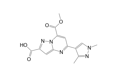 pyrazolo[1,5-a]pyrimidine-2,7-dicarboxylic acid, 5-(1,3-dimethyl-1H-pyrazol-4-yl)-, 7-methyl ester