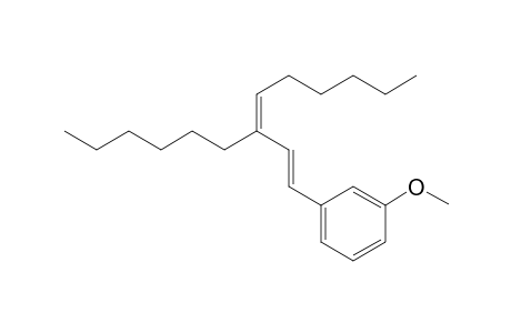 1-(3-hexylnona-1,3-dien-1-yl)-3-methoxybenzene