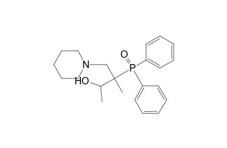 3-Diphenylphosphinoyl-3-methyl-4-piperidinobutan-2-ol