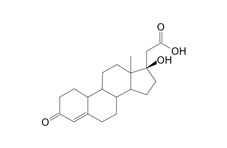 17-Hydroxy-3-oxo-19-norpregn-4-en-21-oic acid