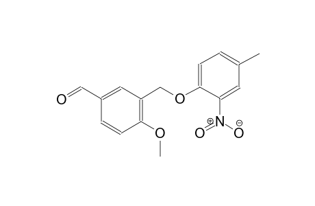 4-methoxy-3-[(4-methyl-2-nitrophenoxy)methyl]benzaldehyde