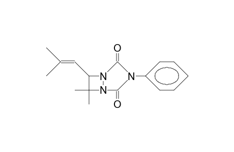 7,7-Dimethyl-6-(2-methyl-1-propenyl)-2-phenyl-1,3,5-triaza-bicyclo(3.2.0)hepta-2,4-diene