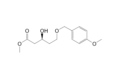 Pentanoic acid, 3-hydroxy-5-[(4-methoxyphenyl)methoxy]-, methyl ester, (S)-