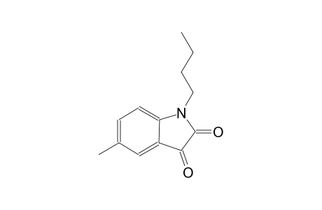 1H-indole-2,3-dione, 1-butyl-5-methyl-