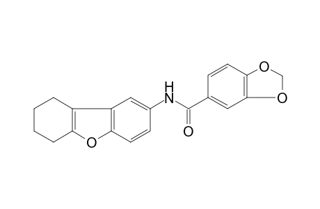 1,3-Benzodioxole-5-carboxamide, N-(6,7,8,9-tetrahydrobenzo[b]benzofuran-2-yl)-