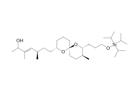 (5R)-3,5-Dimethyl-7-{(2S,6S,8R,9S)-9-methyl-8-[3-(triisopropylsilyloxy)propyl]-1,7-dioxaspiro[5.5]undec-2-yl}hept-3-en-2-ol