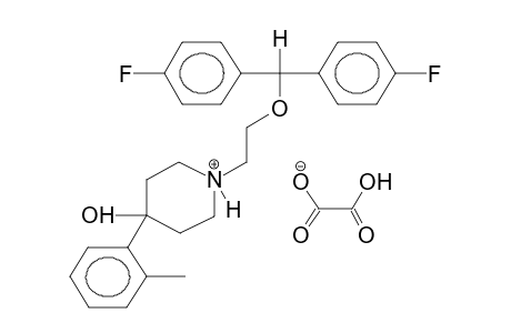 1-[2-(4,4'-DIFLUOROBENZHYDRYLOXY)ETHYL]-4-(2-METHYLPHENYL)-PIPERIDIN-4-OL, OXALATE
