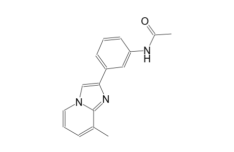 N-[3-(8-methylimidazo[1,2-a]pyridin-2-yl)phenyl]acetamide