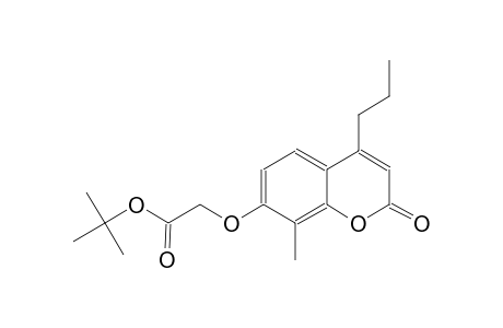 acetic acid, [(8-methyl-2-oxo-4-propyl-2H-1-benzopyran-7-yl)oxy]-, 1,1-dimethylethyl ester