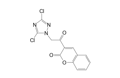 2H-1-Benzopyran-2-one, 3-[2-(3,5-dichloro-1H-1,2,4-triazol-1-yl)acetyl]-