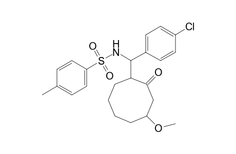 N-[(4-chlorophenyl)-(2-keto-4-methoxy-cyclooctyl)methyl]-4-methyl-benzenesulfonamide