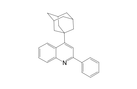 2-Phenyl-4-(tricyclo[3.3.1.1(3,7)]dec-1-yl)quinoline
