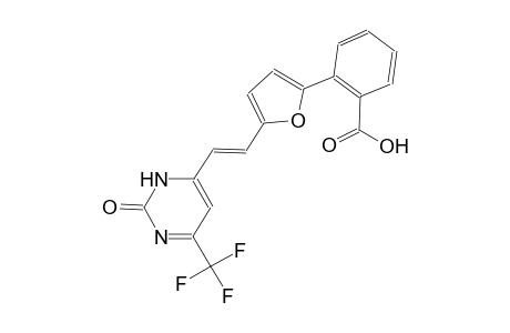 benzoic acid, 2-[5-[(E)-2-[2,3-dihydro-2-oxo-6-(trifluoromethyl)-4-pyrimidinyl]ethenyl]-2-furanyl]-