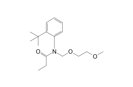 N-2-tert-Butylphenyl-N-(2-methoxyethoxymethyl)propionamide