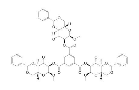 TRIS-(METHYL-4,6-O-BENZYLIDENE-2-DEOXY-ALPHA-D-GLUCOPYRANOSID-2-YL)-(1,3,5-BENZENE-TRICARBOXYLATE)