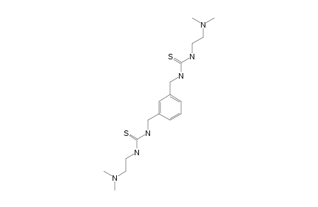 3-(2-dimethylaminoethyl)-1-[3-[(2-dimethylaminoethylthiocarbamoylamino)methyl]benzyl]thiourea