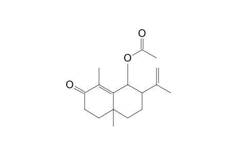 2,6-Dimethyl-10-acetoxy-9-(propen-2-yl)bicyclo[4.4.0]dec-1-en-3-one