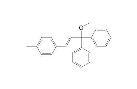 Benzene, 1-(3-methoxy-3,3-diphenyl-1-propenyl)-4-methyl-, (E)-