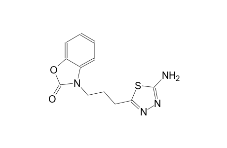 3-[3-(5-Amino-[1,3,4]thiadiazol-2-yl)-propyl]-3H-benzooxazol-2-one